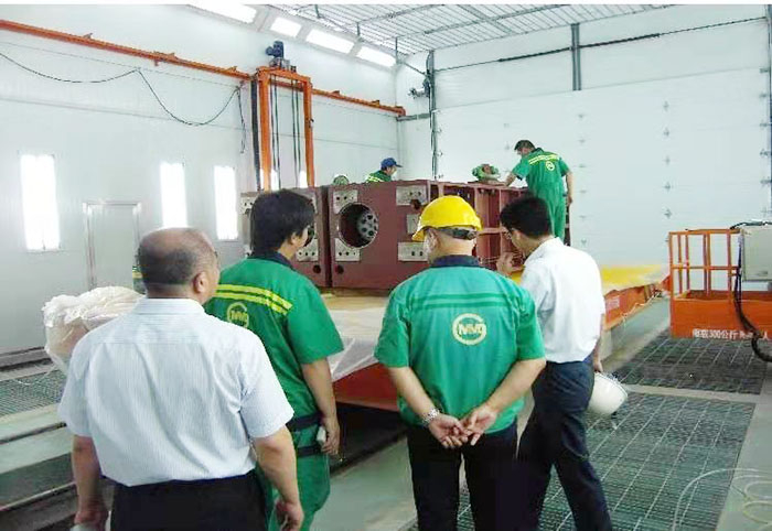 伸縮式移動噴漆房