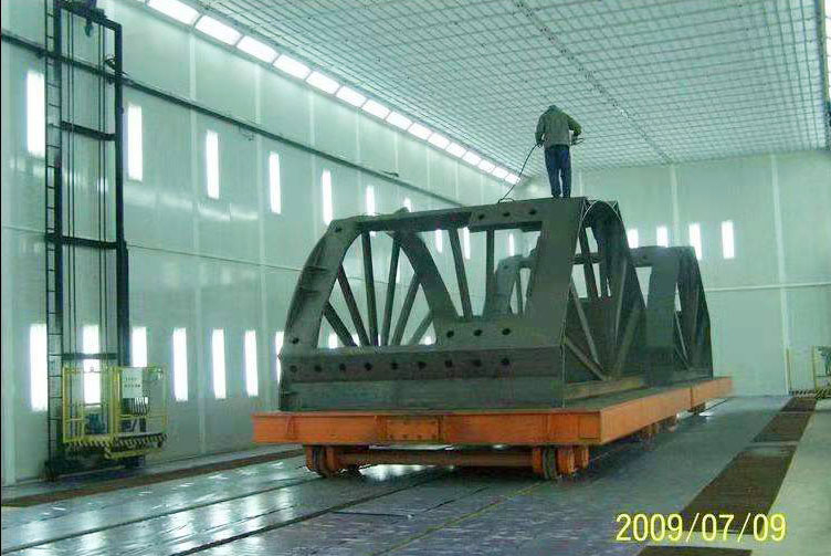 伸縮式移動噴漆房