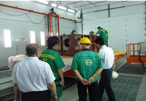 伸縮式移動(dòng)噴漆房